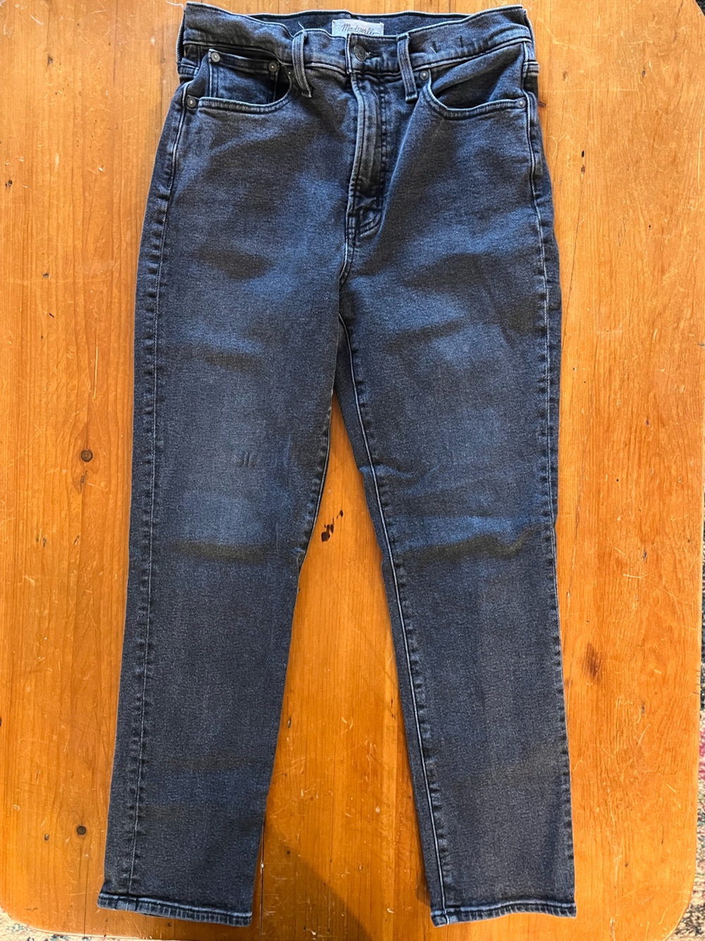 Madewell “The Perfect Vintage” Light Wash Black Jeans - Women’s